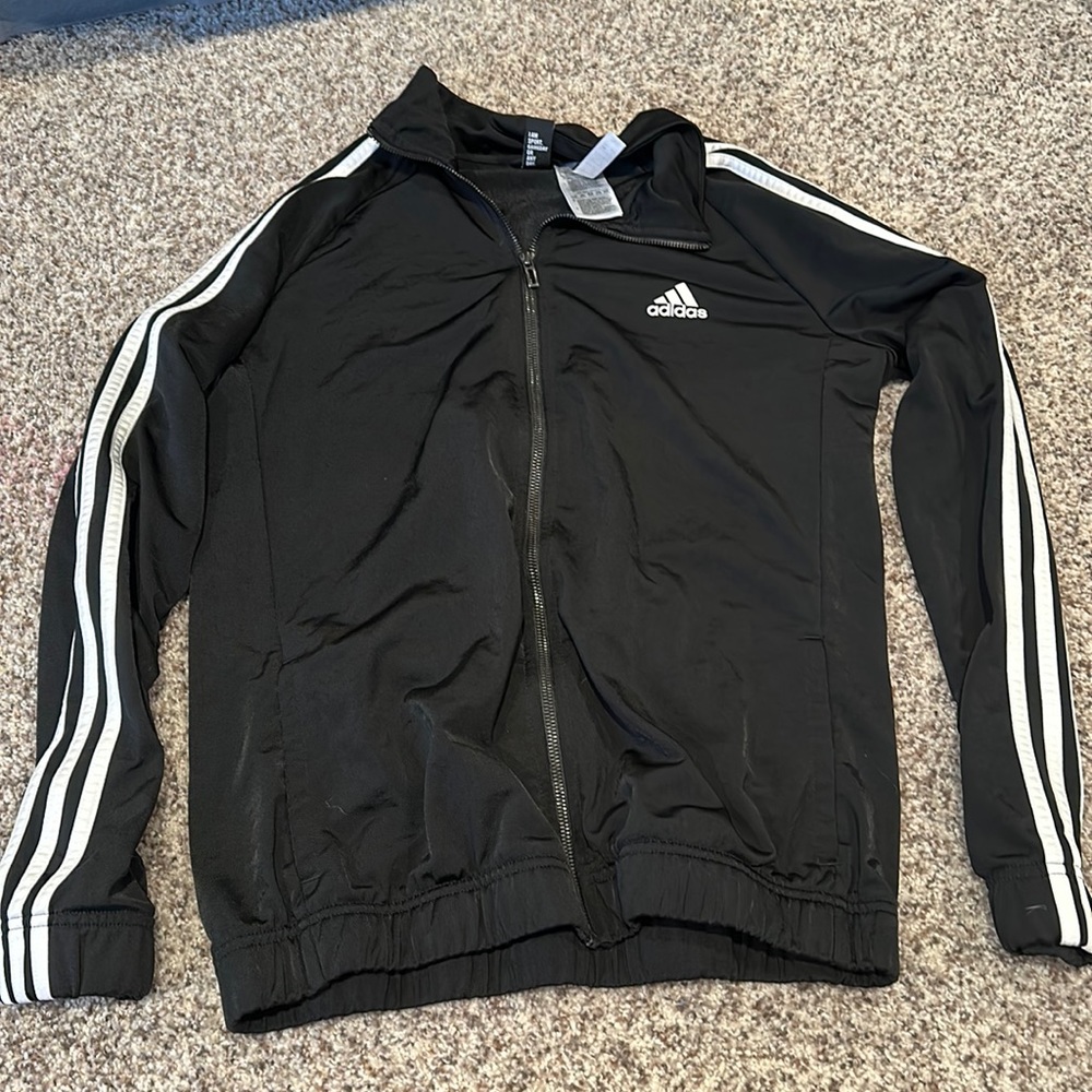 unisex adidas zip up